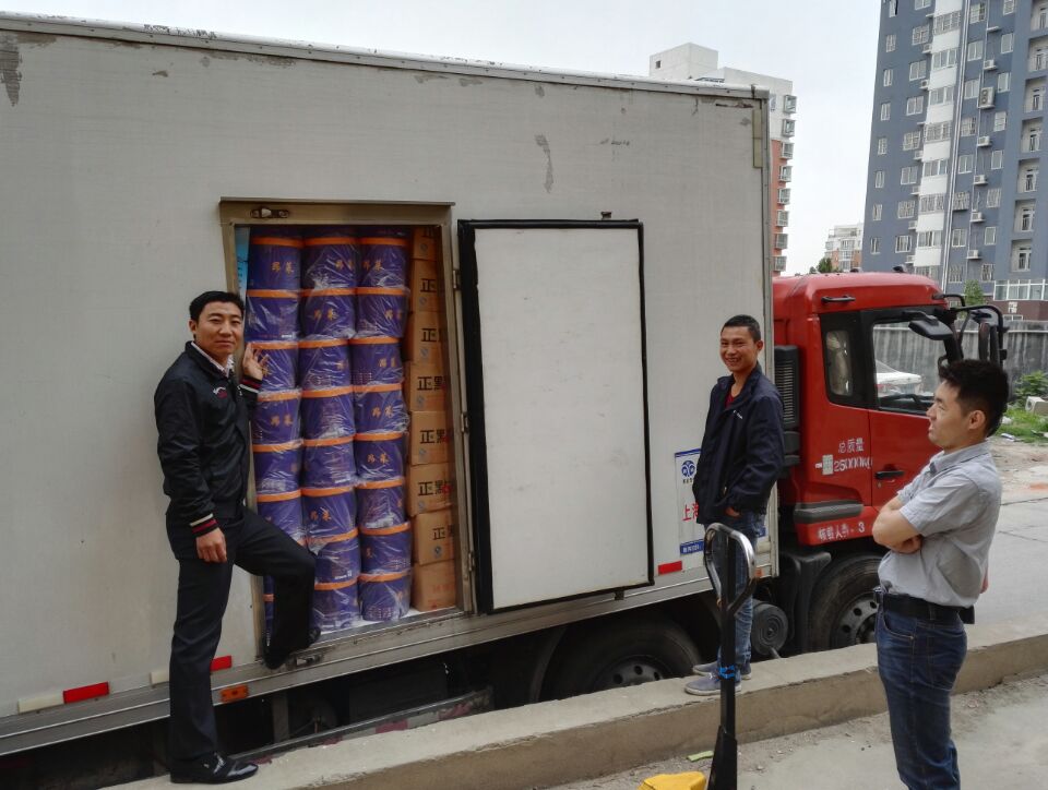 郑州分仓第一次卸货